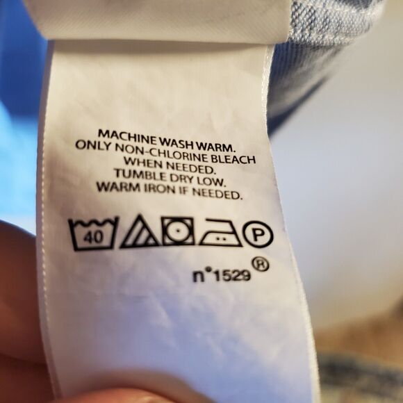 POLO RALPH LAUREN MULTI PONY CLASSIC FIT SHORT SLEEVE OXFORD SHIRT LIGHT BLUE M - Picture 7 of 9